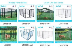 Dog kennel welded panels