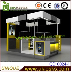 Shopping mall cell phone kiosk