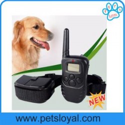 Remote Dog Training Collar 300 Meters LCD Bark Stop Collar China Factory