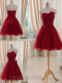 Red Bridesmaid Dresses, Wine Colour and Deep Red Dresses – PWD Bridal Boutique