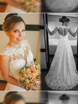 Vintage Lace Wedding Dresses | Amazing Long Sleeve Lace Dress, PWD