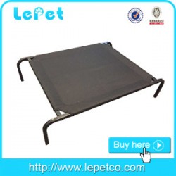 Factory direct sale large steel frame orthopedic chewproof elevated dog bed