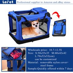 Manufacturer wholesale supply airline Soft-Sided Dog Carrier Pet Travel Bag dog carrier bag factory