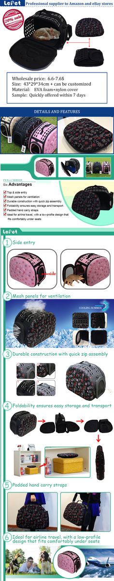 Manufacturer wholesale supply airline Soft-Sided Dog Carrier Pet Travel Bag dog carrier bag factory