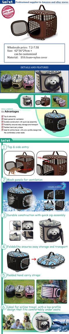 Manufacturer wholesale supply airline Soft-Sided Dog Carrier Pet Travel Bag dog carrier bag factory