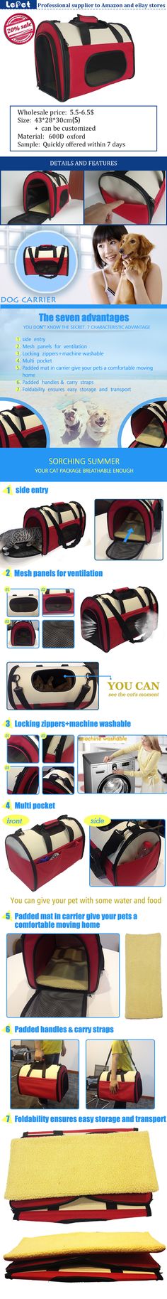 Manufacturer wholesale supply airline Soft-Sided Dog Carrier Pet Travel Bag dog carrier bag factory