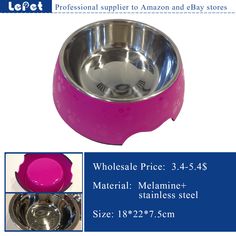 wholesale dog bowl/Stainless steel dog bowl/pet dog feeder manufacturer wholesale supplier