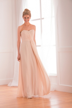 US$137.99 2015 Zipper Up Sweetheart Chiffon Floor Length Sleeveless Ruched