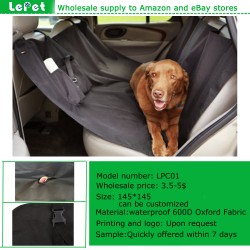 Dog seat cover hammock car hammock for dogs oxford non slip