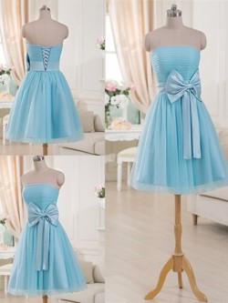 Strapless Bridesmaid Dresses UK via Dressfashion.co.uk