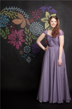 US$141.99 2016 Zipper Ruched Floor Length Purple Cap Sleeves Sweetheart A-line Chiffon