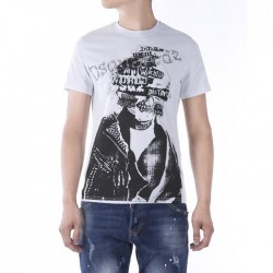 Dsquared2 Men D141 Dean POP Short Sleeves T-Shirt White