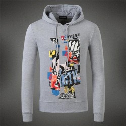 Dsquared2 Men DS14 Graffiti Print Sweatshirt Grey