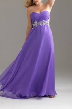 US$160.99 2015 Sweetheart Purple Fuchsia A-line Zipper Chiffon Floor Length Sleeveless Ruched