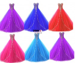 Wholesale 2017 Sweet 15 Dress New Beaded Quinceanera Dress Formal Prom Party Wedding Dresses Bal ...