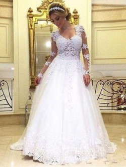 A-line Wedding Dresses, Elegant Wedding Dresses – DressesofGirl.com