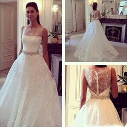 Lace Bridal Gowns, Lace Wedding Dresses – DressesofGirl