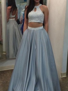 Two Piece Dresses Australia, 2 Piece Prom Gowns Cheap – DreamyDress