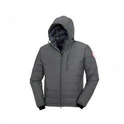 Canada Goose Men’s Lodge Down Hoody In Grey