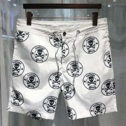 Philipp Plein SS2017 Mens Beach Short Skull Print White