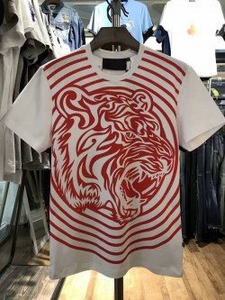 Philipp Plein SS2017 Mens T-Shirt Tribal Plein White