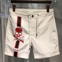 Philipp Plein SS2017 Mens Beach Short Skull white