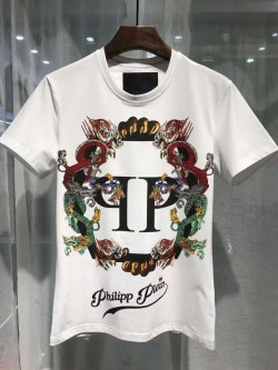 Philipp Plein SS2017 Mens T-Shirt Plein’s Animals White