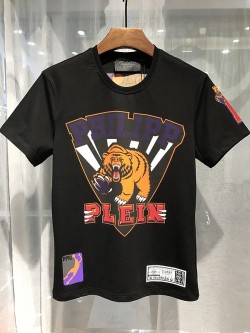 Philipp Plein SS2017 Mens T-Shirt Sporty Bear Black