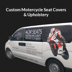 Custom Motorbike & Motorcycle Seat Covers Melbourne – ACM Seats