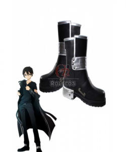 Buy Swort Art Online Shoes Black Kirigaya Kazuto – RoleCosplay.com