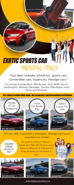 Exotic Sports Car Rental Italy