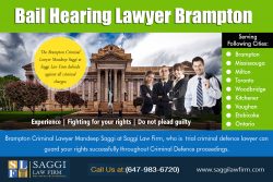 Bail Hearing Lawyer Brampton