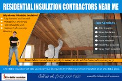 Residential Insulation Contractors Near Me | affordableinsulationmn.com