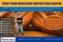 Spray Foam Insulation Contractors Near Me | affordableinsulationmn.com