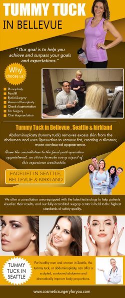 Tummy Tuck in Bellevue | cosmeticsurgeryforyou.com