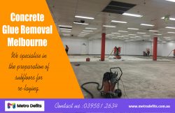 Concrete Glue Removal Melbourne