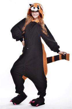 Best Raccoon Animal Onesies Unisex Pyjamas Halloween Cosplay Costume, ZJG021 – kigurumionesie