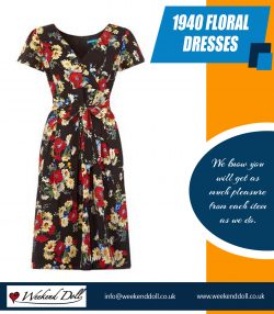 1940 floral dresses | 2036378223 | weekenddoll.co.uk