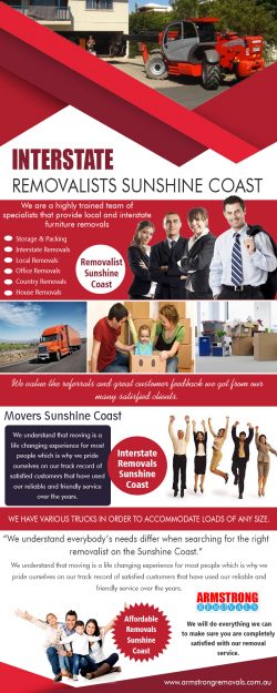 Interstate Removalists Sunshine Coast|https://armstrongremovals.com.au/