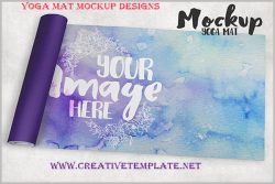 Yoga Mat Mockup Designs 2018 |Creative Template