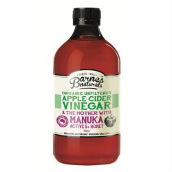 Barnes Naturals Apple Cider Vinegar with Manuka 5+ 500ml