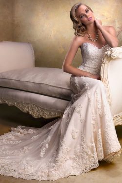 2018 envoltura del amor / vestidos de novia columna con apliques de tul US$ 319.99 VTOPENS9YAT & ...