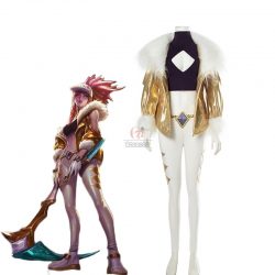 LOL KDA Skin Akali Blond Outfit Fullsets Cosplay Costume