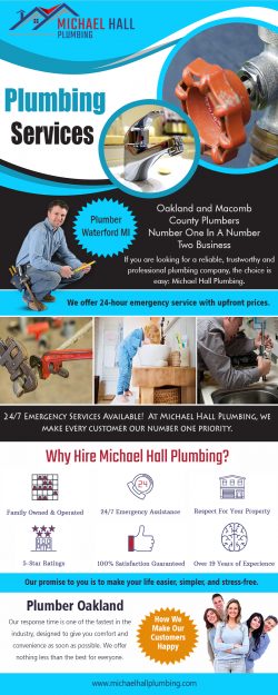 Plumber Troy MI | Call – 586-298-7285 | michaelhallplumbing.com