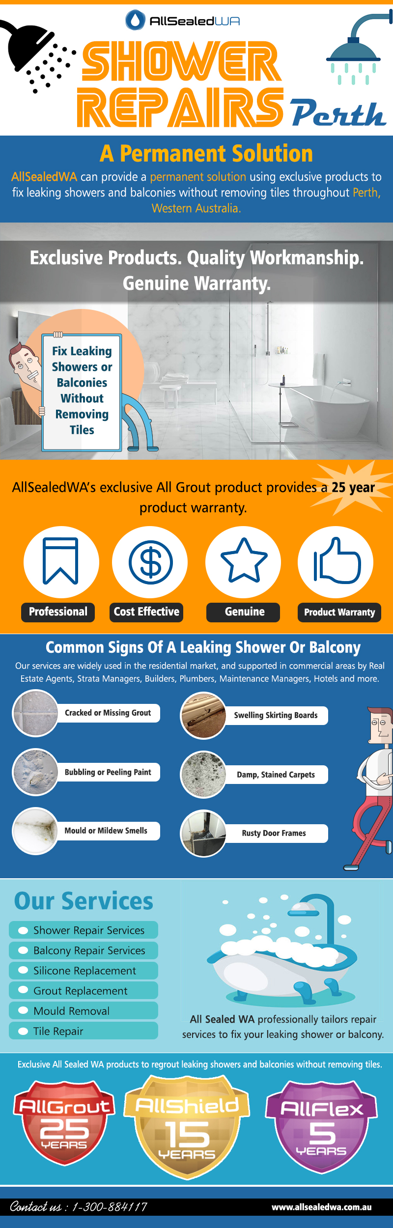 Shower Repairs Perth