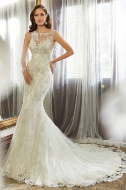 2018 Tul cucharada sirena vestidos de novia de tren de la corte con apliques US$ 339.99 VTOP572R ...