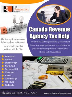 Canada Revenue Agency Tax Help