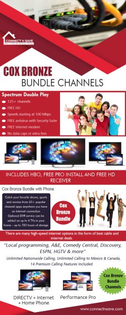 Cox Bronze Bundle Channels | 8554858733 | connectnsave.com