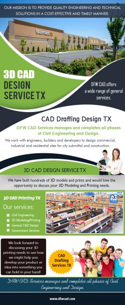 3d CAD Design Service TX | 8174732720 | dfwcad.com