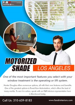 Motorized shade Los Angeles